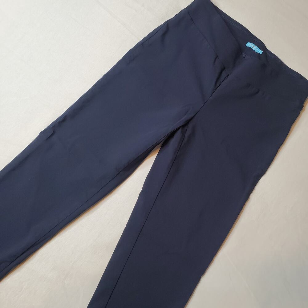 J McLaughlin Women's Size 4 Masie Pull On Pants Stretch Amelia Fabric Blue